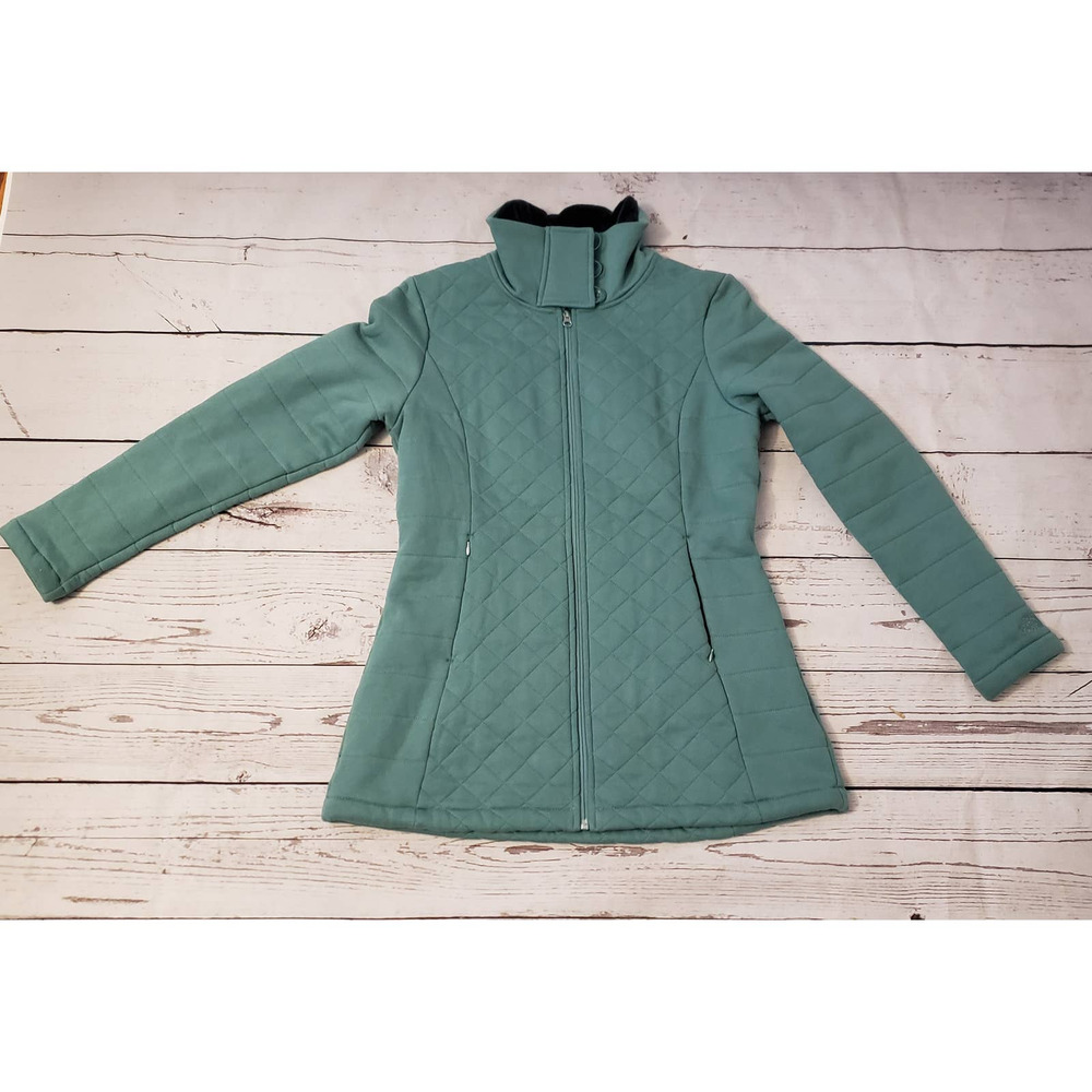 North Face Green Womens Quilted Jacket size L